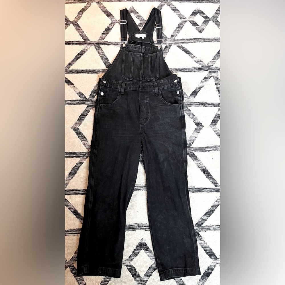 Madewell Straight Leg Overalls size large in lunar wash